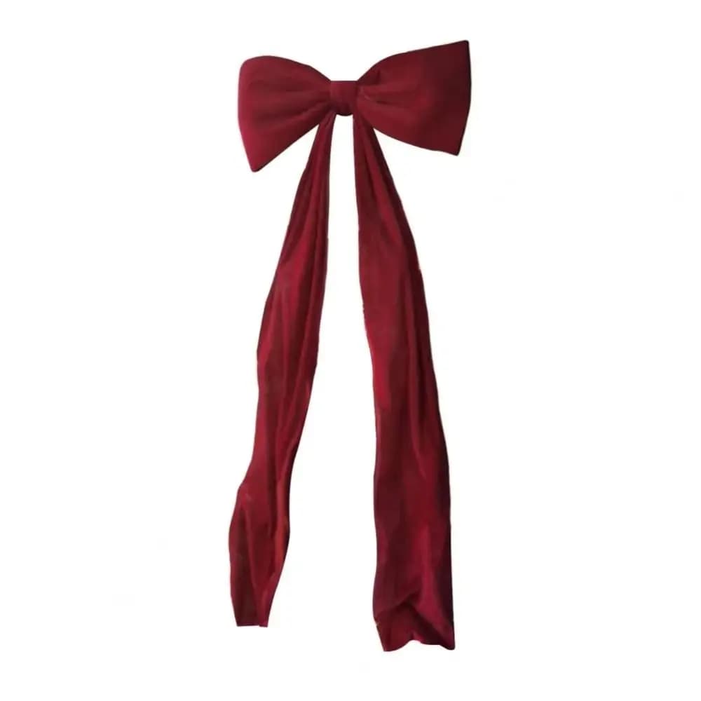 Grand nœud papillon de noël élégant 50x180cm, nœud décoratif de noël Extra Large rouge/blanc, ruban de bricolage, décorations à nœud papillon