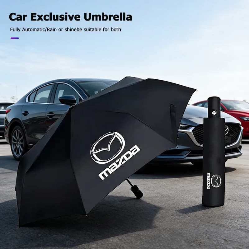 Accessoires intérieurs de voiture, parapluie pliant portable pour Mazda 6 3 2 Angkesaila CX3 CX4 CX5 CX7 CX9 CX30 RX8 MX5 MX3 MS MP