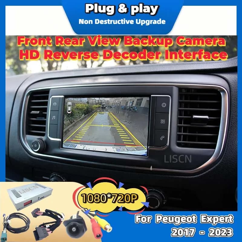 Kit de caméra de recul de stationnement spécial pour Peugeot Expert 2017 – 2023