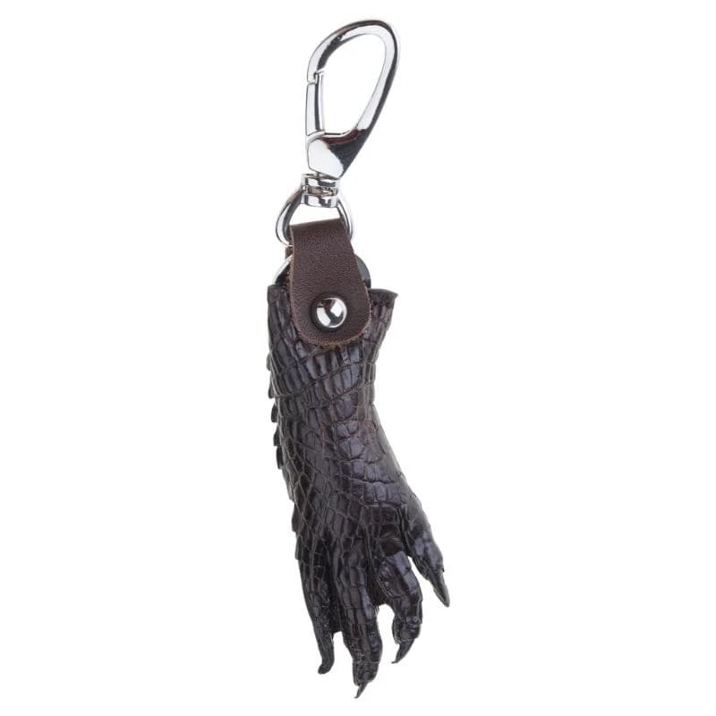 A52E – accessoire de sac à main, petit breloque en forme de griffe d'alligator, porte-clés, ornement adapté à la décoration de sacs à main et aux clés