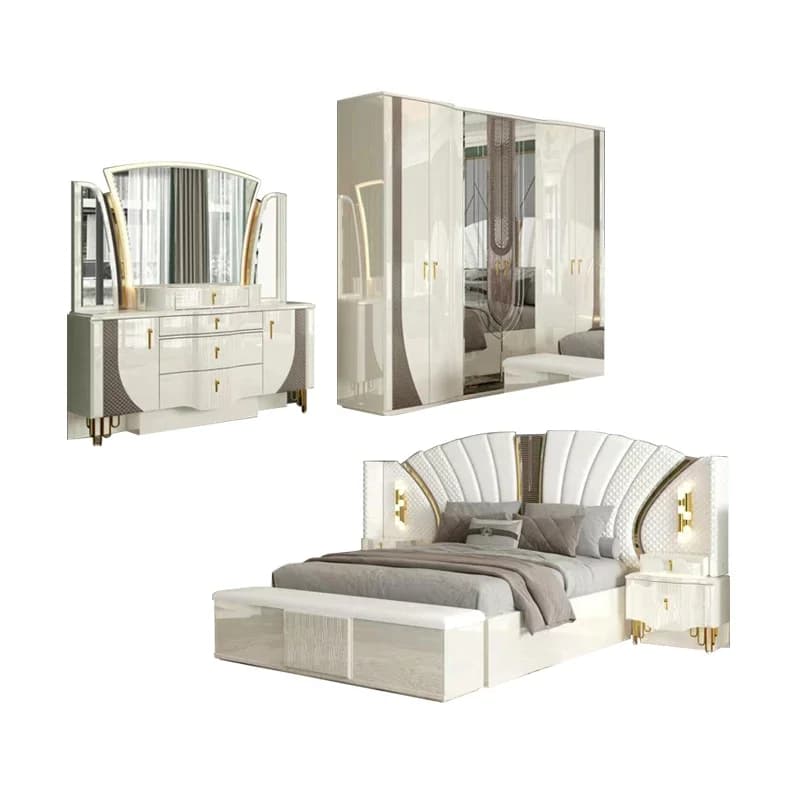 Un cadre en bois doré de luxe Royal