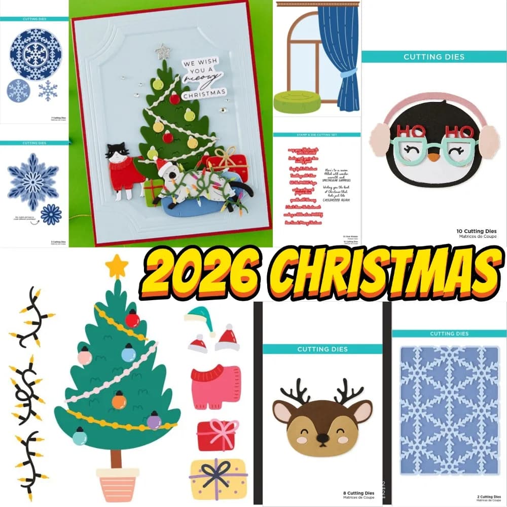 Matrices de découpe NOUVEAUTÉ 2026 pour bagages à thème animal, scrapbooking, décoration de journal, pochoir, gabarit de gaufrage, carte de vœux DIY faite à la main