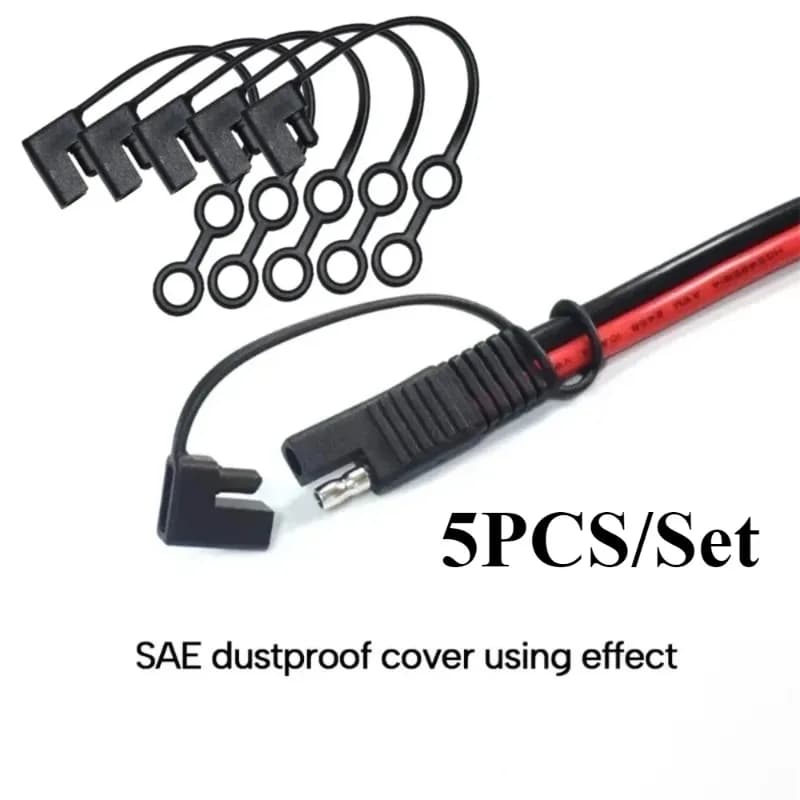 5 pièces SAE couvercle étanche adaptateur chargeur câble connecteur