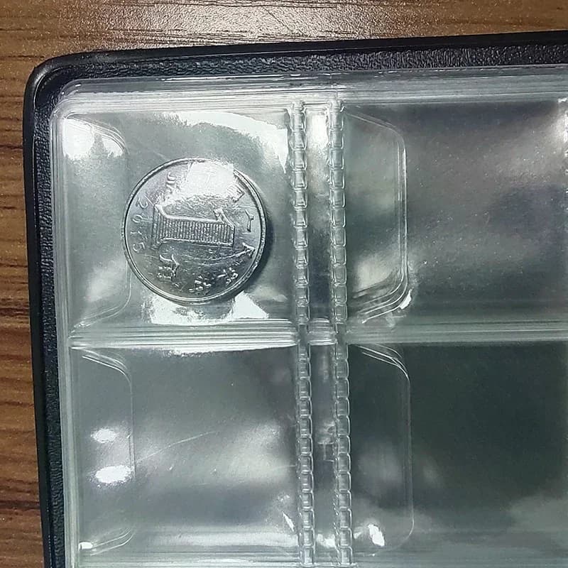 Albums de collection de monnaies, 120 pochettes, album de collection de pièces de monnaie pour collectionneur, album porte-monnaie, mini album de rangement pour pièces de monnaie
