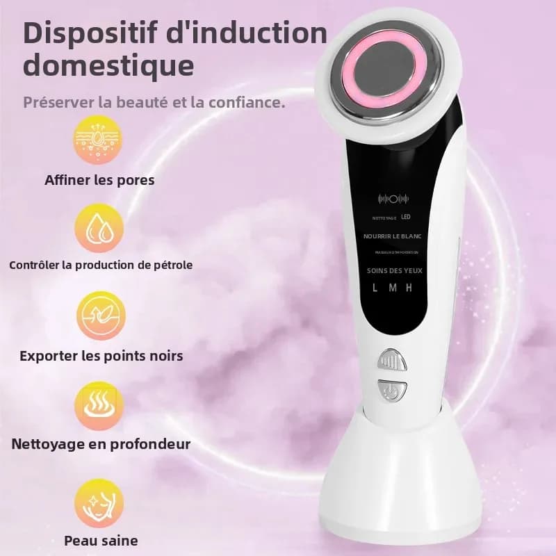 Appareil de massage facial, outil de soin de la peau rechargeable, instrument de beauté professionnel pour une expérience spa à domicile