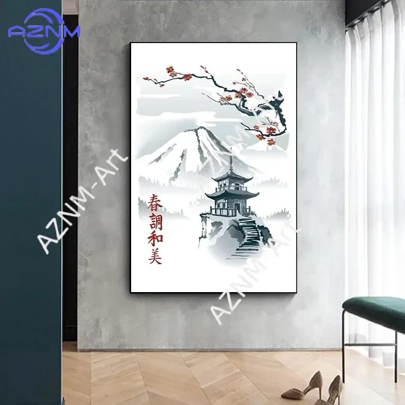 Affiches de paysage naturel japonais