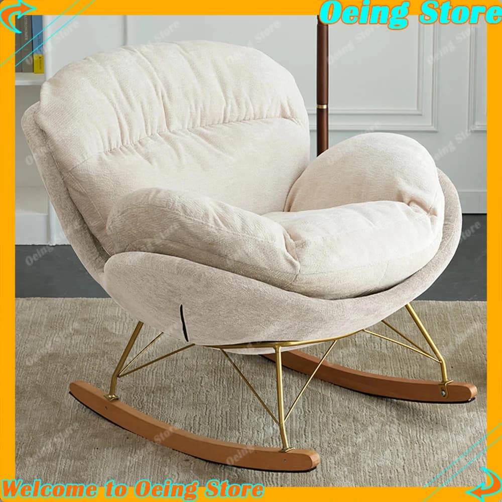 Chaises modernes de luxe, repose-pieds de salon, chaises longues en métal, fauteuils à bascule inclinables élégants, décoration de maison, accessoires indispensables