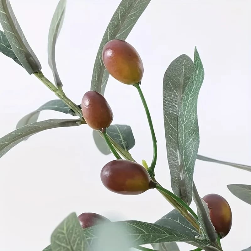 Olive plante simulée, mariage, saint-valentin, fête des mères, décoration de maison de printemps, accessoires de jardin extérieur
