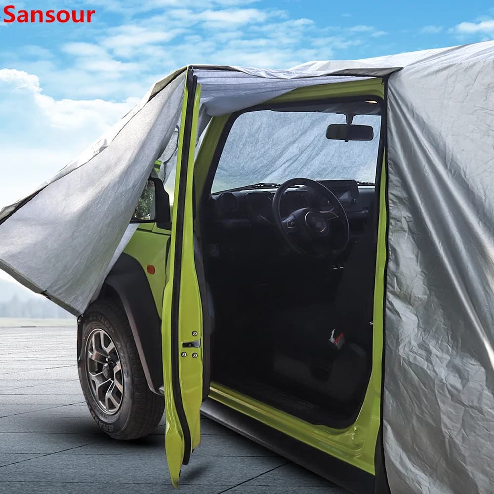 Sanour – housse de Protection pour Suzuki Jimny, accessoires extérieurs, pour voiture 2019 2020, étanche à la pluie et à la poussière, anti-uv