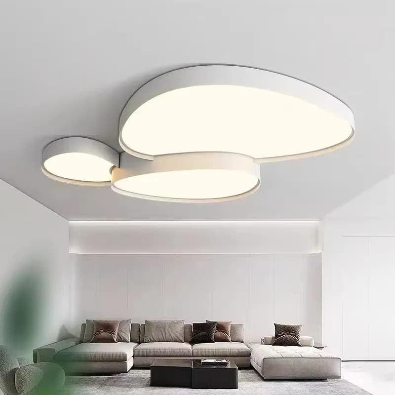 Lampe de plafond pour salon, lustres LED modernes pour salle à manger, chambre à coucher, décoration nordique simple pour la maison, luminaires de plafond LED