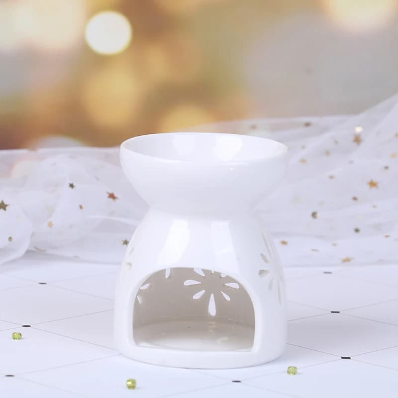 Lampe à huile essentielle en céramique