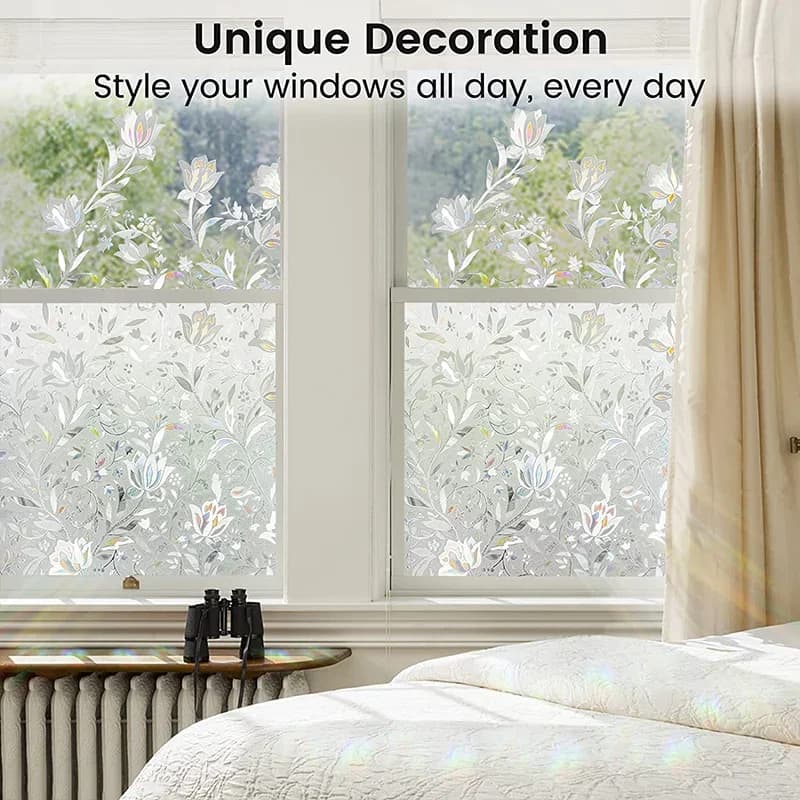 1 rouleau de film décoratif pour fenêtre