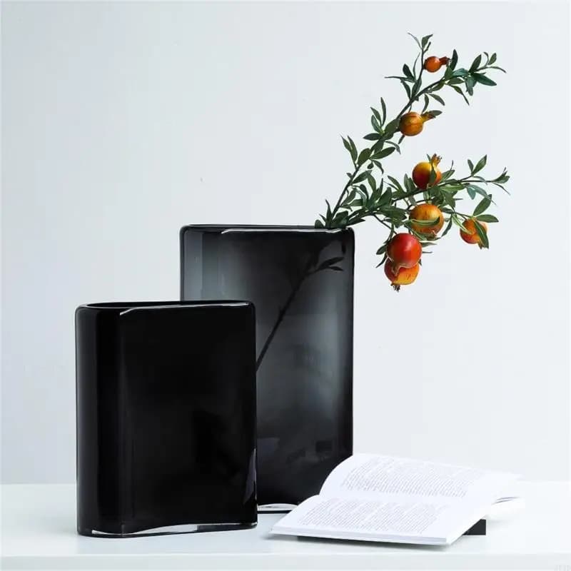 Vases en verre élégants
