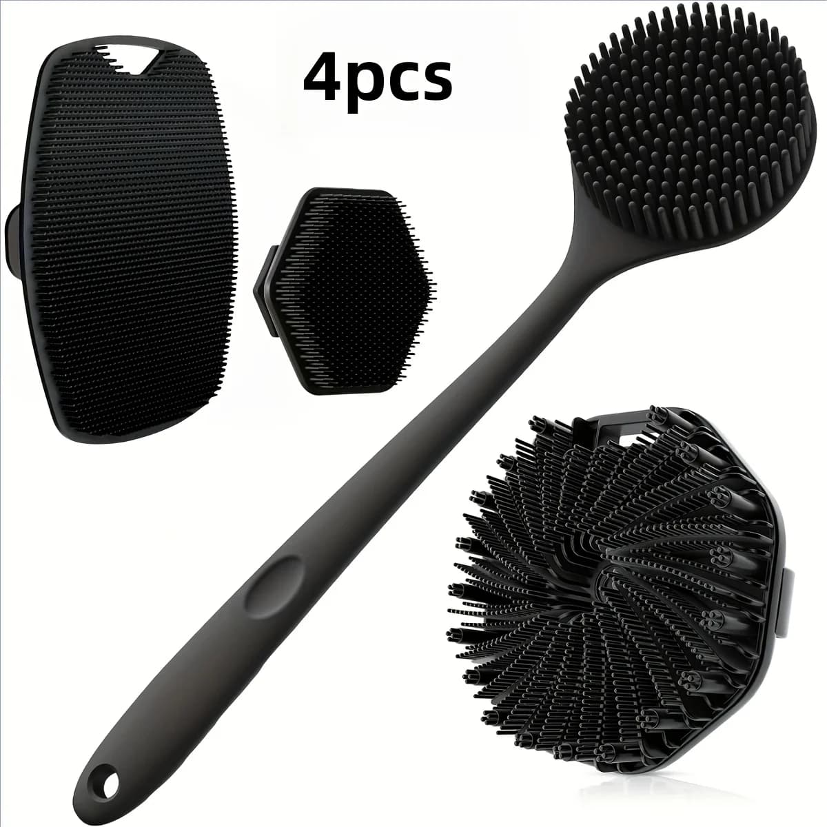 Ensemble de brosses de bain 1-4 pièces Brosse