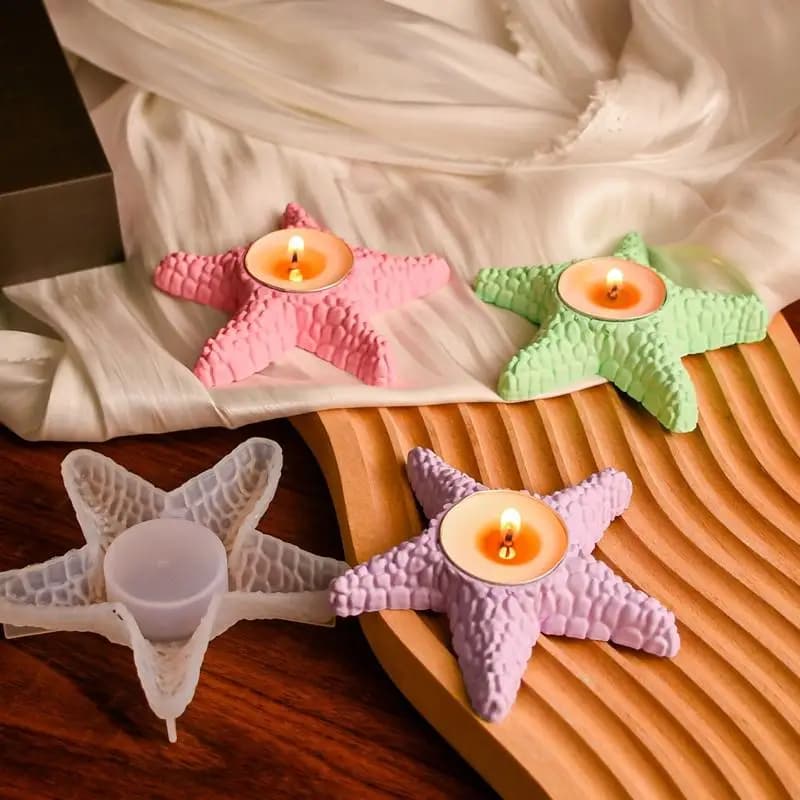 Moule à bougie en Silicone pour résine époxy, ciment, gypse, bougie conique réutilisable, décoration de fête/maison/mariage, projets d'artisanat en argile