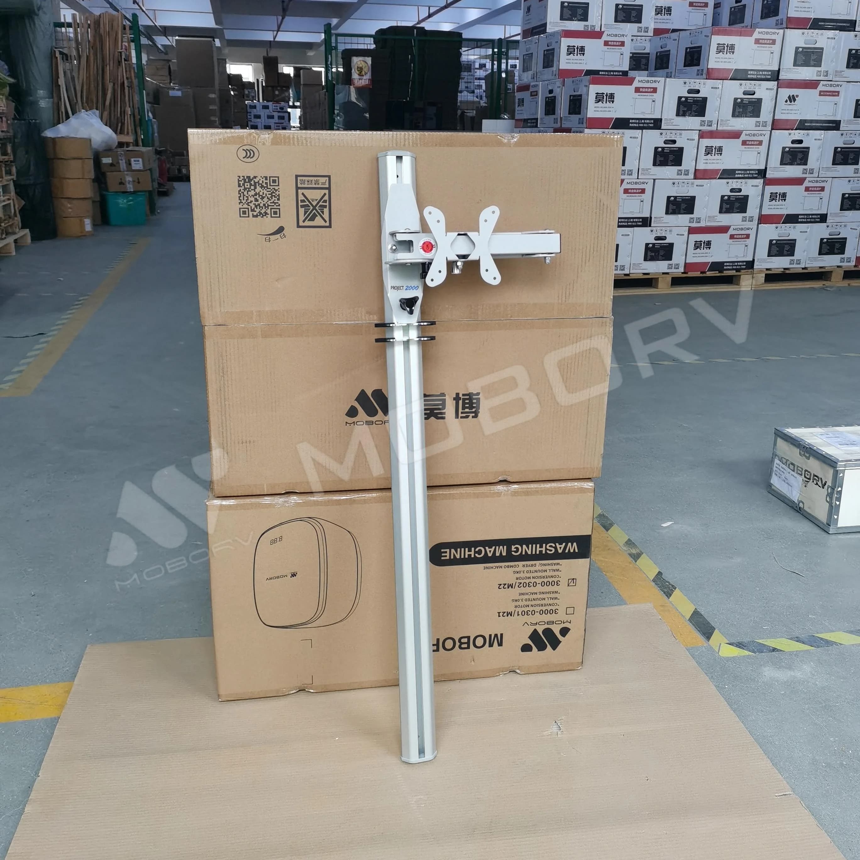 Accessoires pour camping-car MOBO, véhicule de loisirs, caravane, support de montage de télévision vertical manuel pliable