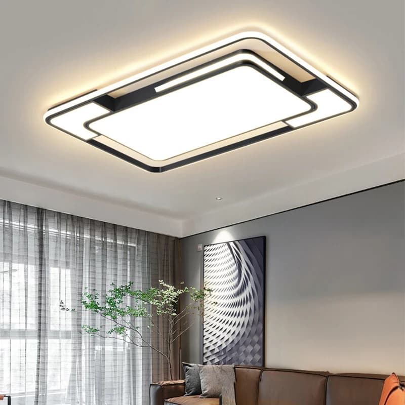 Salon LED plafonnier moderne Simple chambre salle à manger lumière nordique Lustre décoration de la maison éclairage intérieur Lustre