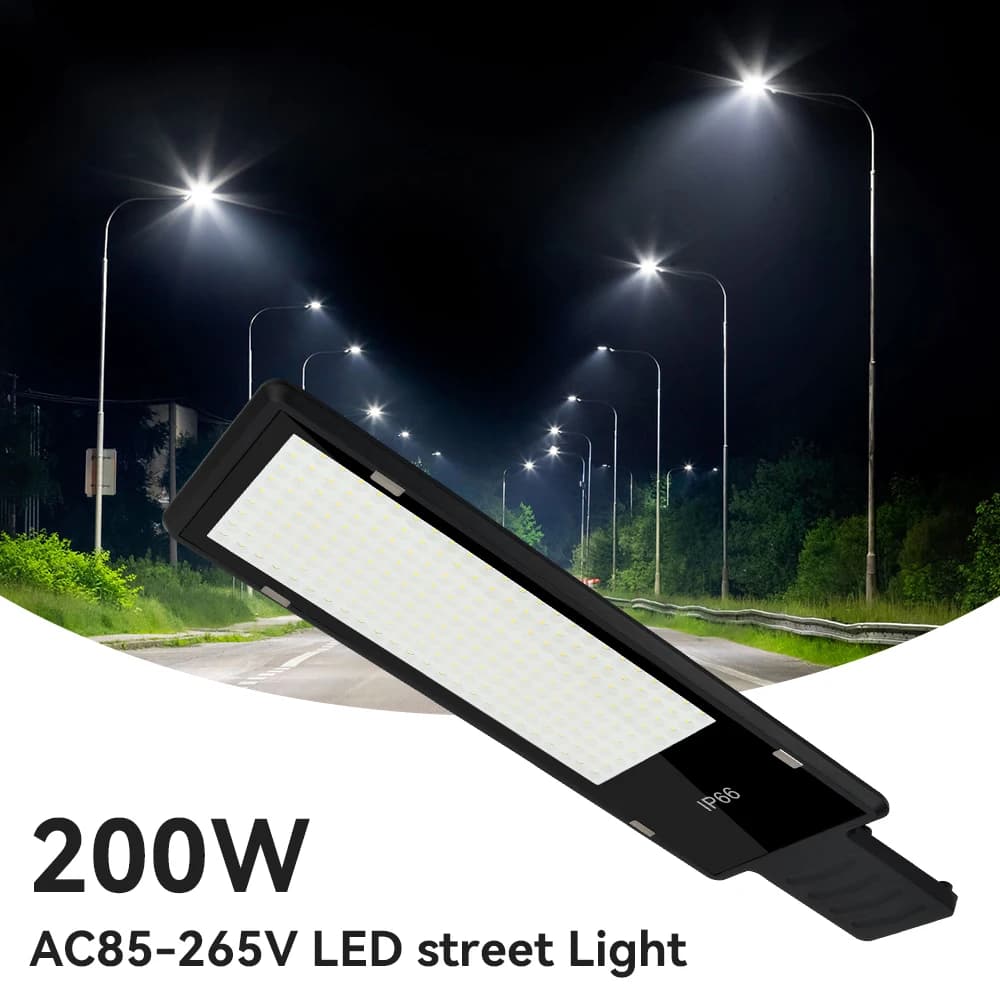 Tête de réverbère d'intense luminosité de LED AC85-265V l'aluminium IP65 approprié à la cour, jardin, rue, route, panneaux d'acrylate