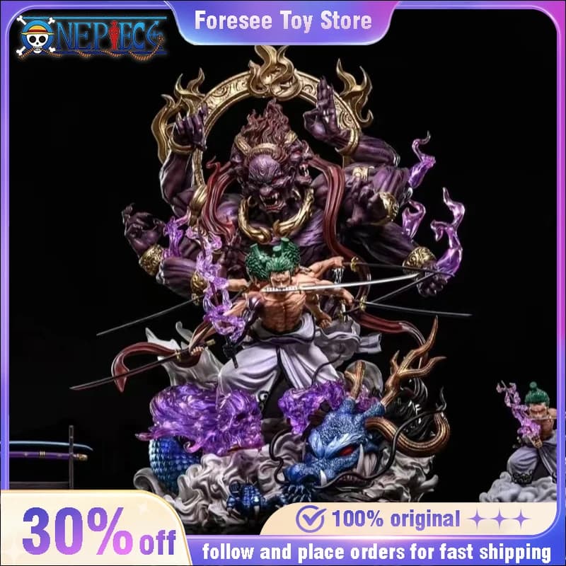 52 cm une pièce neuf épée Style Asura Zoro GK Statue épique grande figurine d'anime PVC modèle à collectionner limité avec boîte d'affichage jouets