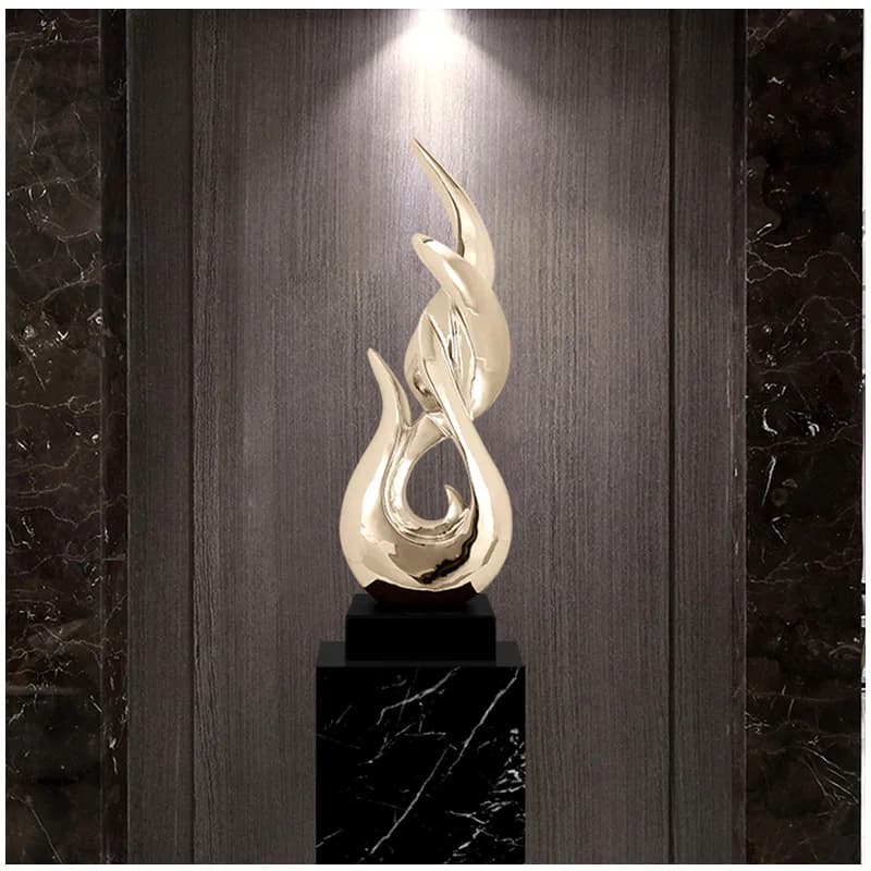 Sculpture abstraite moderne en résine, pour hôtel, salon, bureau, décoration artistique Simple et créative pour la maison, décor artistique Simplex
