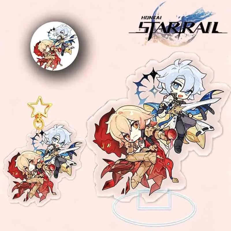 Porte-clés Cosplay Kawaii en Acrylique Honkai Star Rail Khaslana Phainon Mydei Medmos Phaidei, Accessoire de Sac, Accessoire de Déguisement