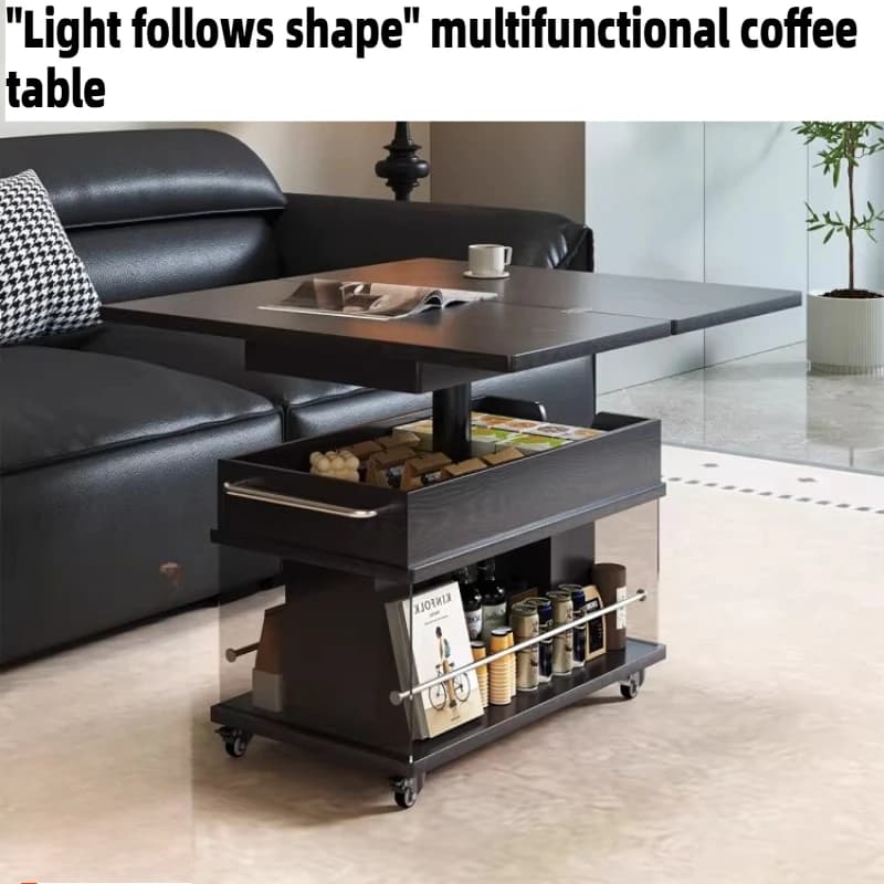 Table basse mobile pliante design moderne pour salon