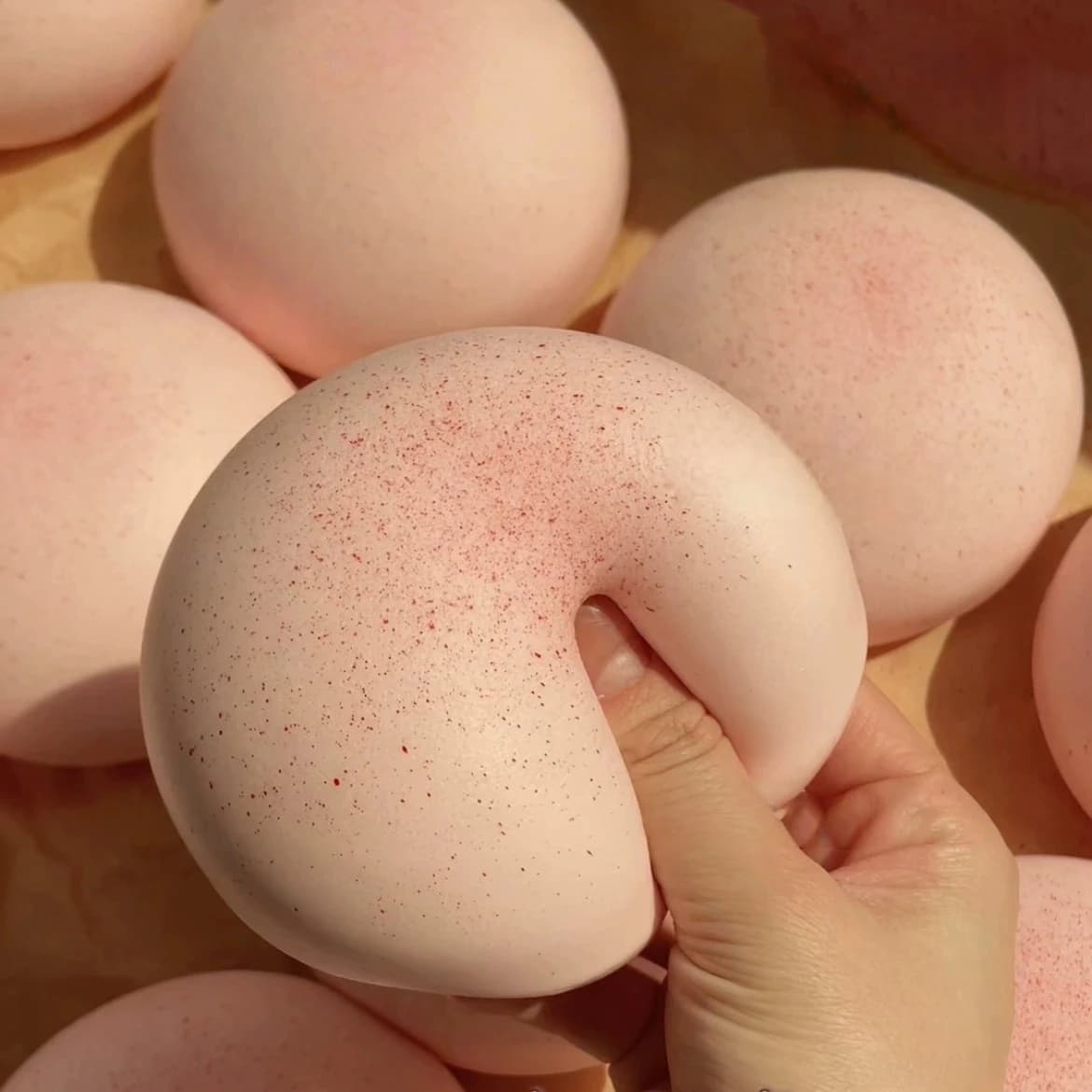 1PC Squishy Realistic Daifuku Mochi, jouet sensoriel anti-stress à remontée lente et collante, pour enfants et adultes, cadeau