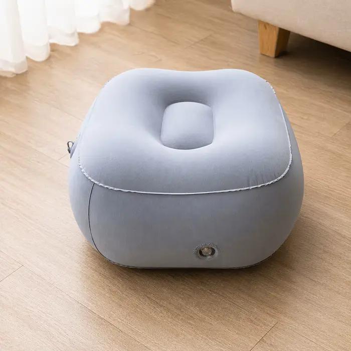Coussin de siège gonflable avec pompe intégrée, coussin de voyage portable pour concerts, camping et