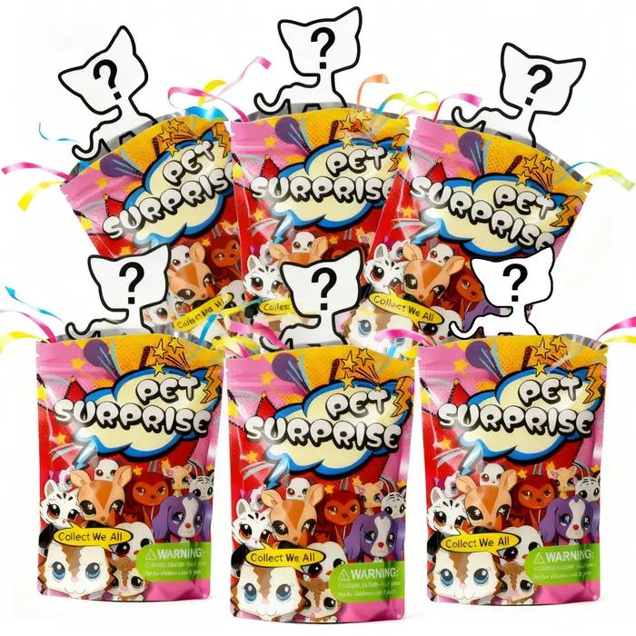 Figurines originales LPS pour animaux de compagnie, 10 pièces/lot, figurines mignonnes chat et chien