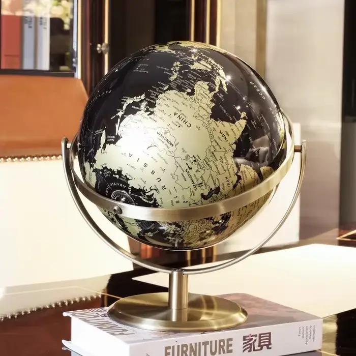 Globe de géographie en anglais pour étudiant