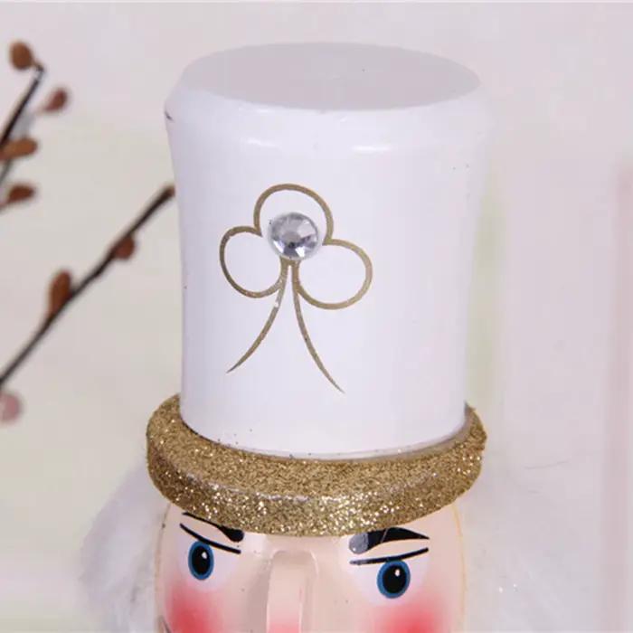 Délicat- 30CM décorations de noël casse-noisette marionnette créative en bois artisanat