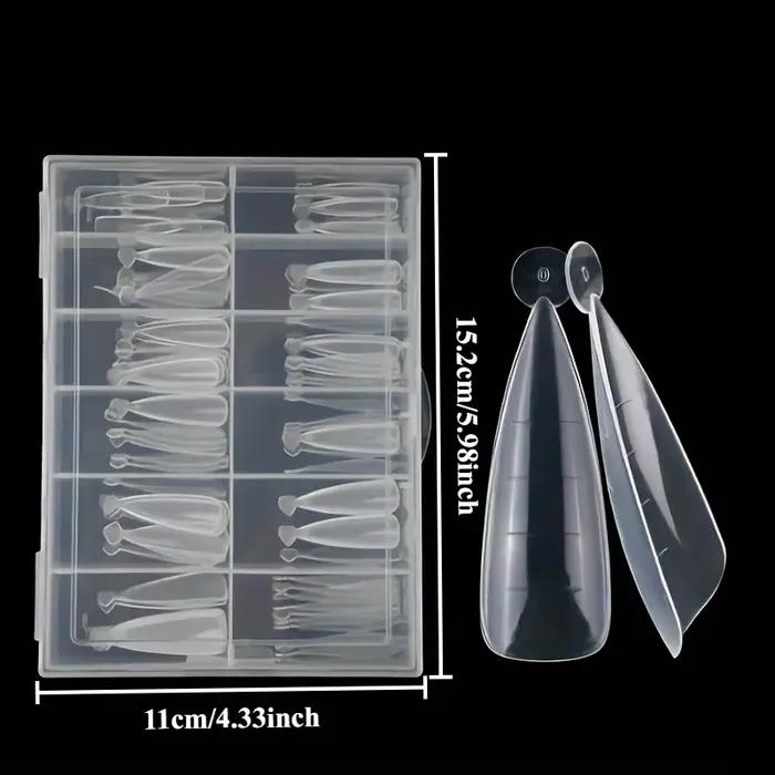 Autocollants pour nail art, moule à ongles - avec échelle complète et boîte d'emballage - est un outil indispensable pour le nail art, les salons et l'usage domestique