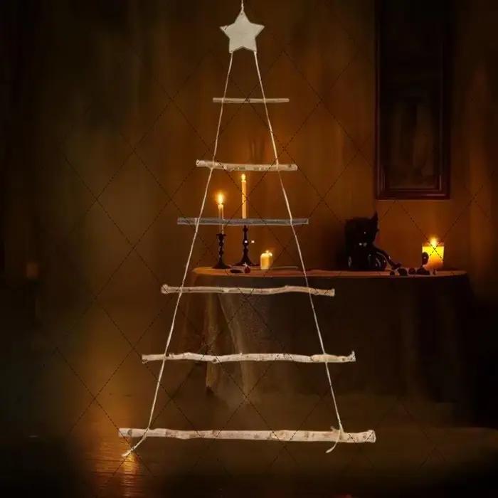 Décorations de noël en bois à 1/5/7 niveaux
