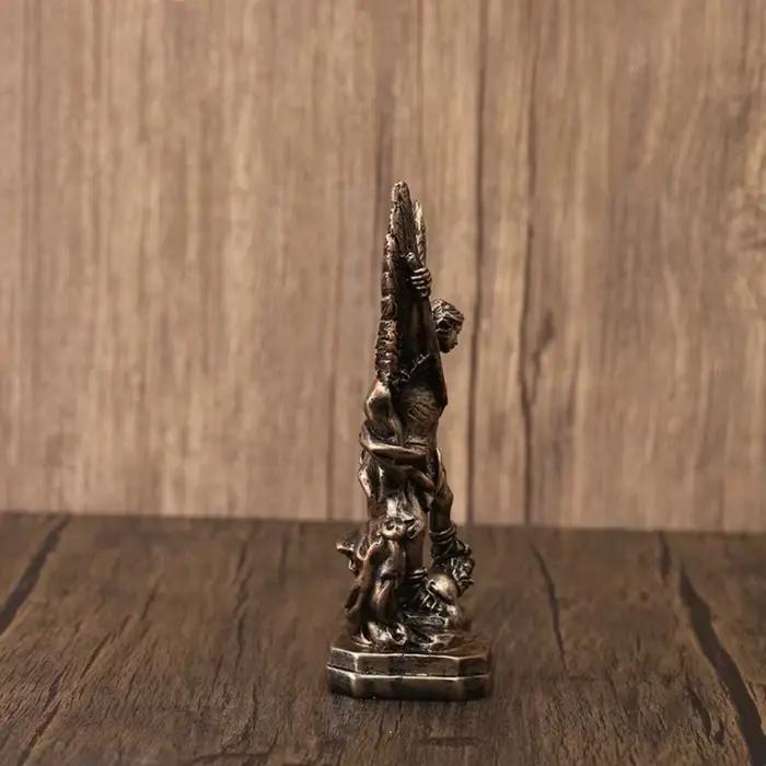 Fidèles archange Miguel 5.12 pouces figurine religieuse bataille