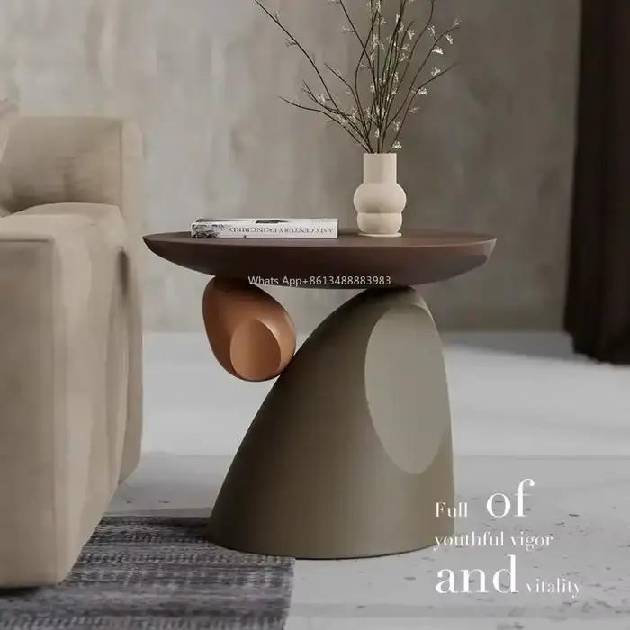 Concepteur chaud nouveau modèle salon sol ornement crème Style canapé Table d'appoint