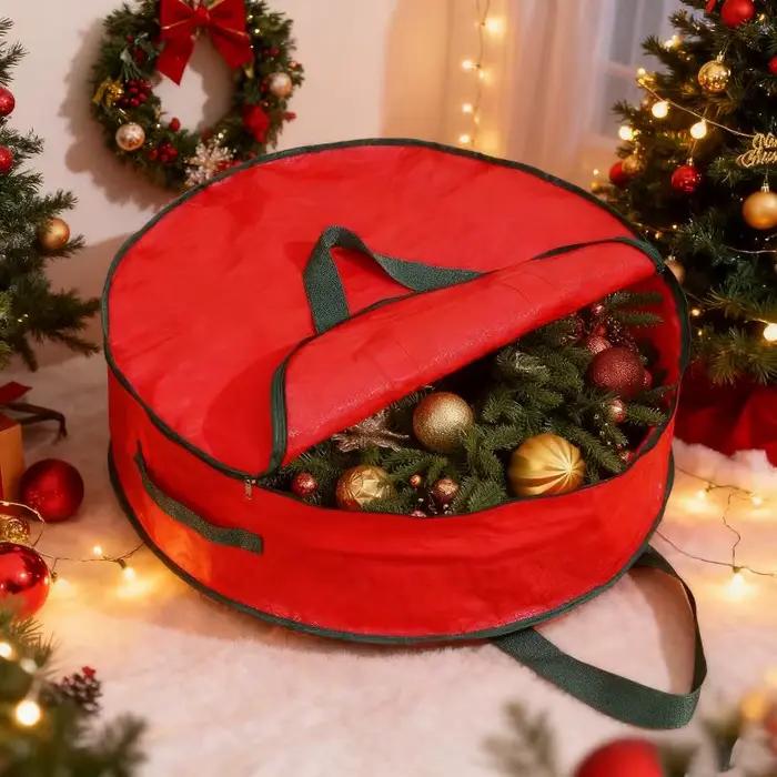Sac de rangement de décorations de noël