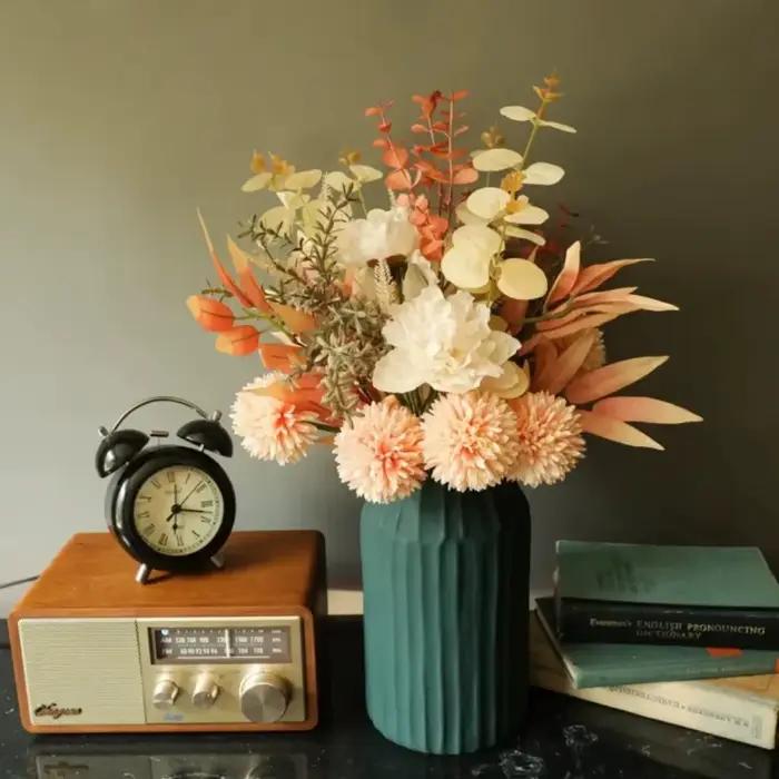 Bouquets Bohèmes en Terre Cuite pour Décoration d'Intérieur