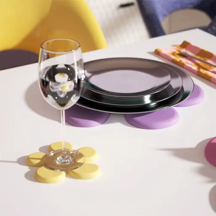 Jesmonite – moule de dessous de verre en Silicone