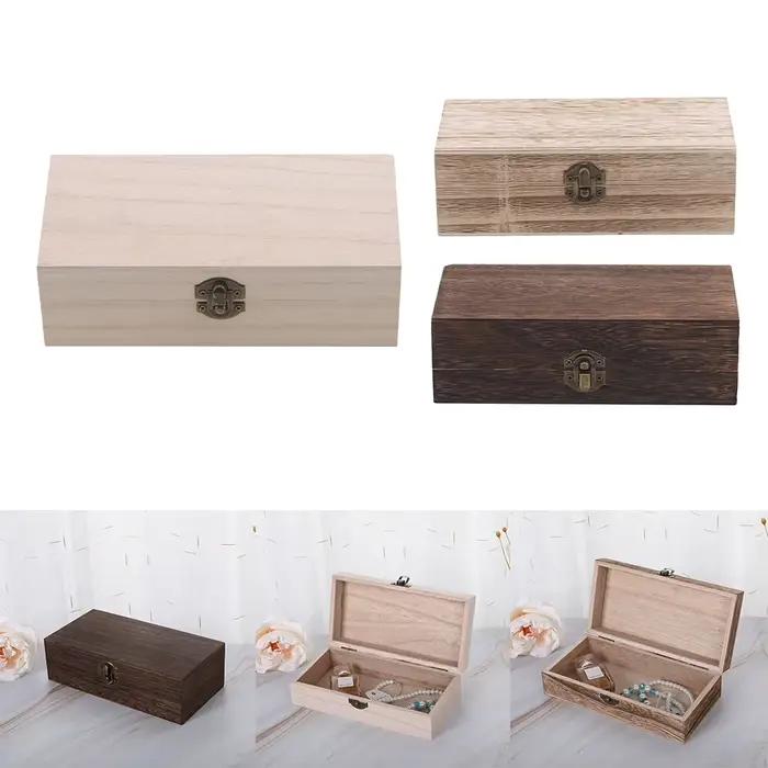 Boîte de rangement en bois