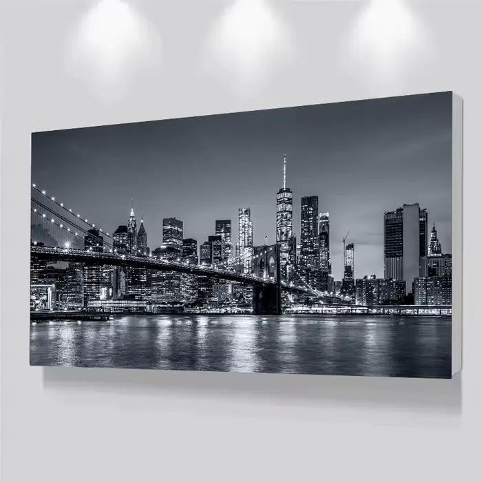 Paysage urbain Los Angeles New York Manhattan ville horizon affiche impression toile peinture mur Art Architectural décor à la maison murale