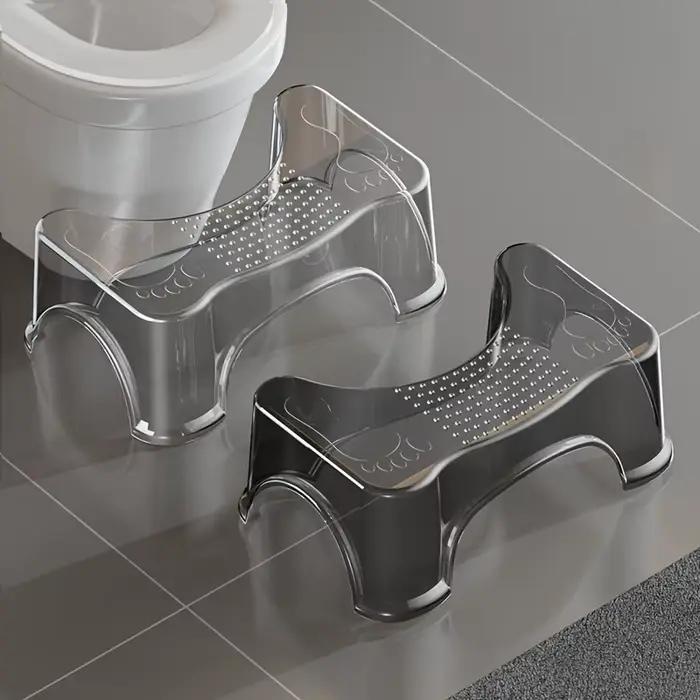 Tabouret de toilette moderne – Repose-pieds imperméable et antidérapant pour adultes et personnes âgées. Facile à