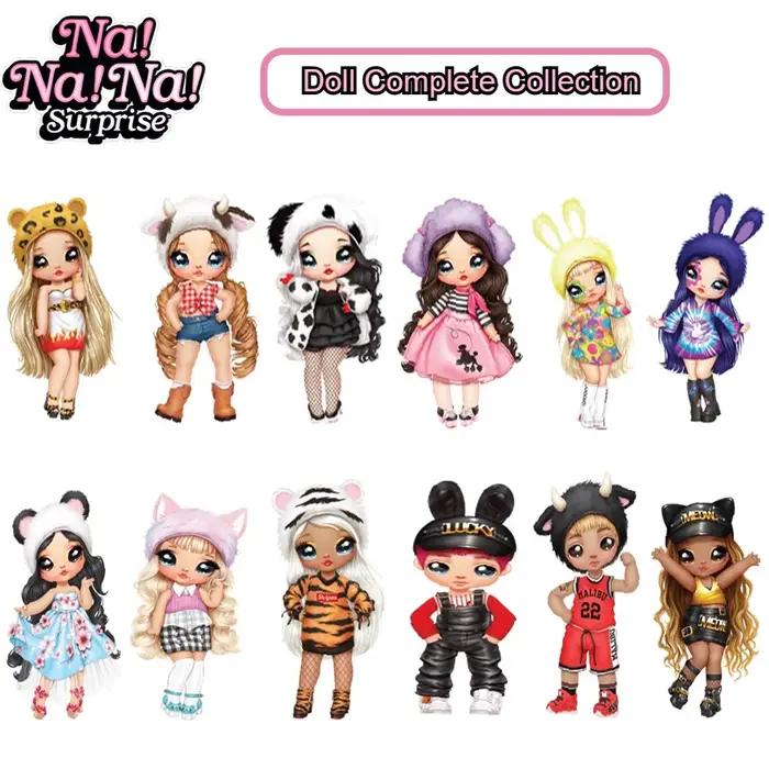 Poupée de mode Na Na Surprise Minis Series - Emballage mystère avec jouets confettis, vêtements de poupée, boîte surprise