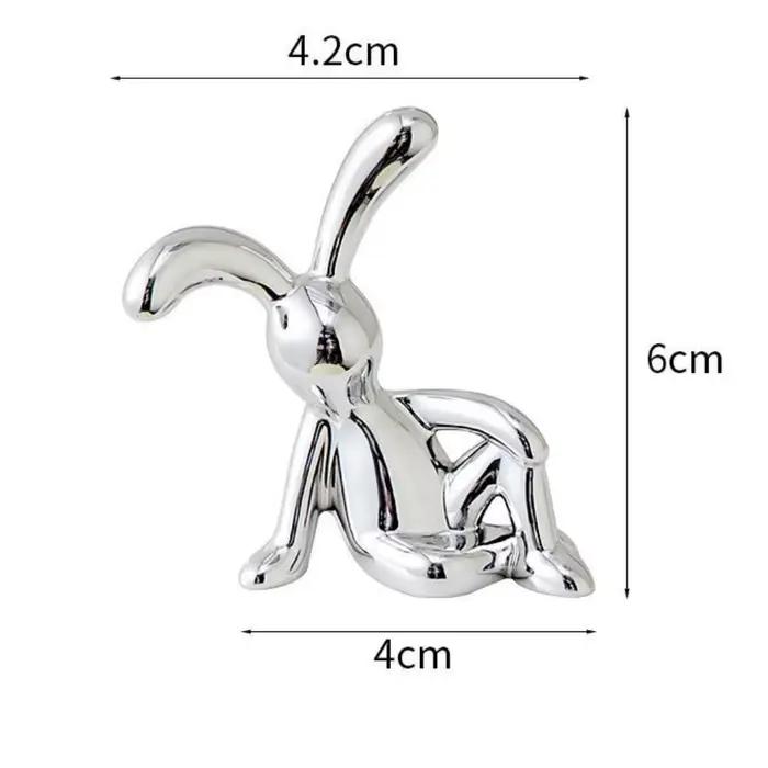 Ornements décoratifs de lapin à longues oreilles