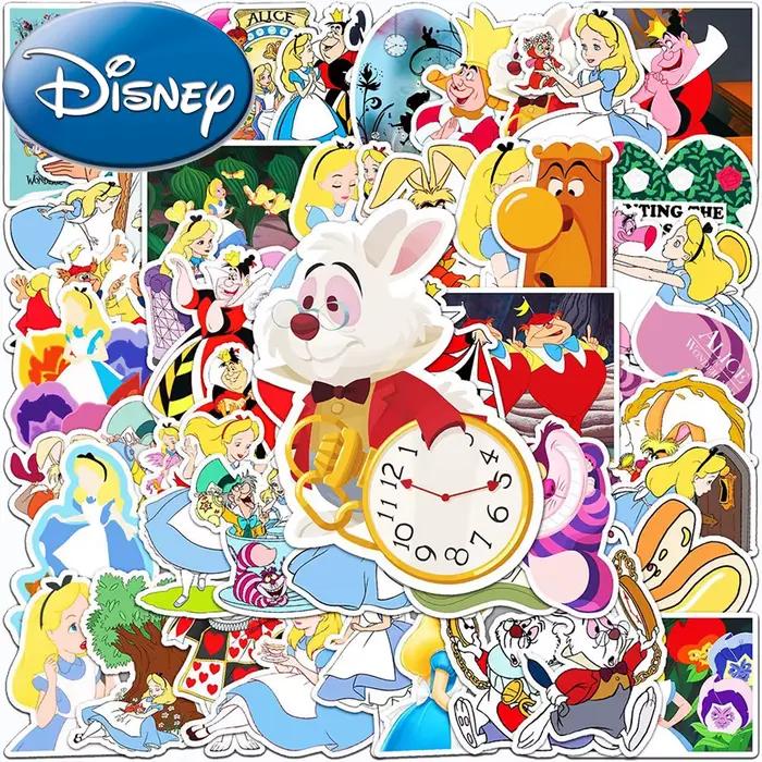 10/30/50pcs Disney Anime film Alice au pays des merveilles autocollants dessin
