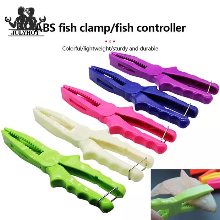 Pince à poisson en ABS, outil de préhension et de relâchement, extracteur d'hameçon, support pour corps de poisson, ciseaux, pince à pêche