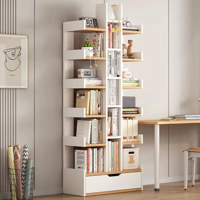 Bibliothèque multifonctionnelle du sol au mur