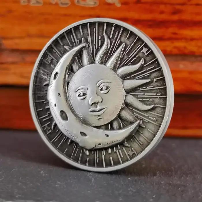 Pièce porte-bonheur Sun Moon Ouroboros
