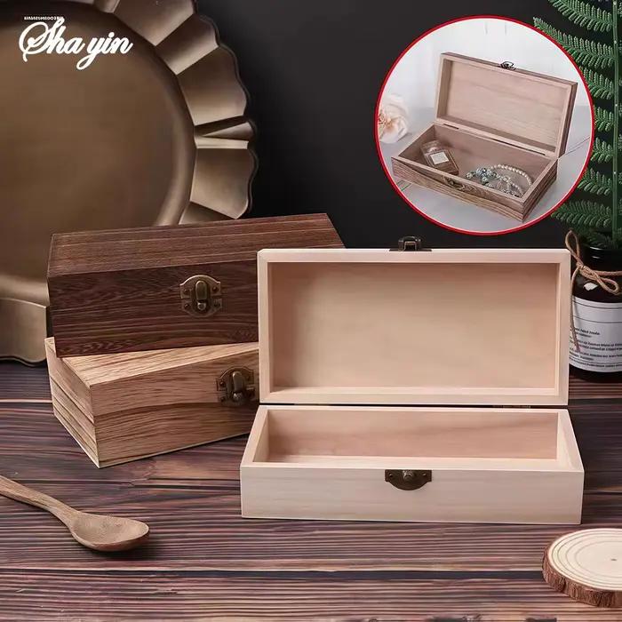 Boîte-cadeau en bois boîte