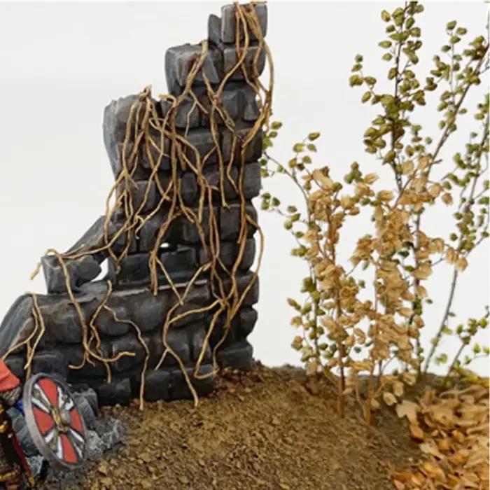 Diorama fournitures arbustes miniatures modèle buissons pour bricolage modélisation/ferroviaire/paysage de Wargaming militaire/paysage de Table/décor