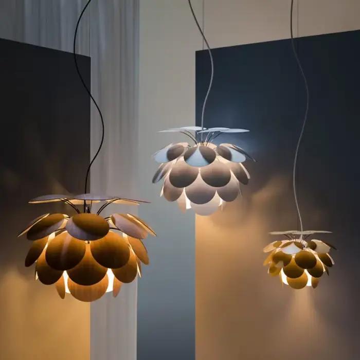 Suspension LED en Métal Art Déco pour Salon Chambre et Décoration Intérieure Occasions Spéciales